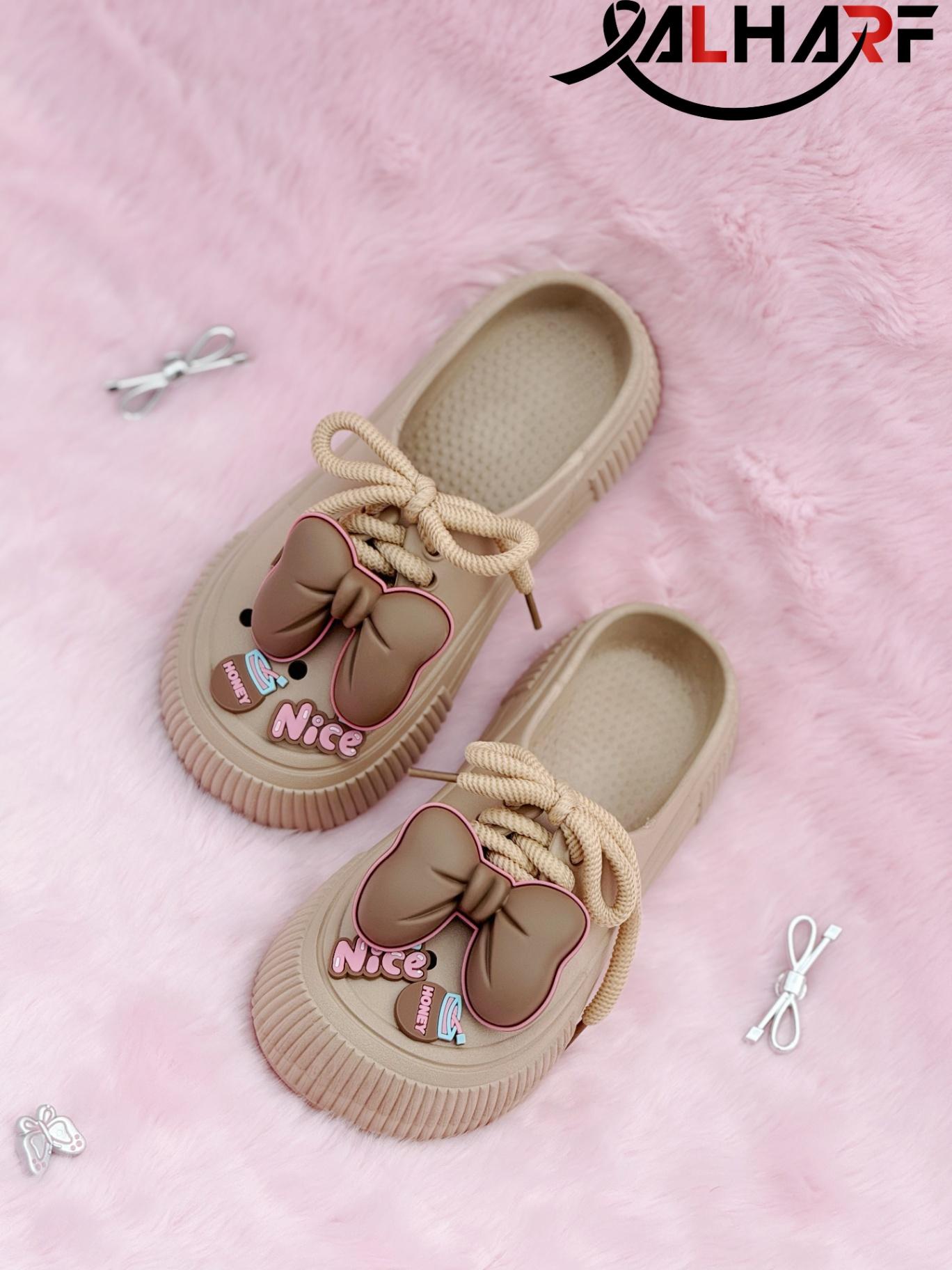 Brownie Bow Crocs