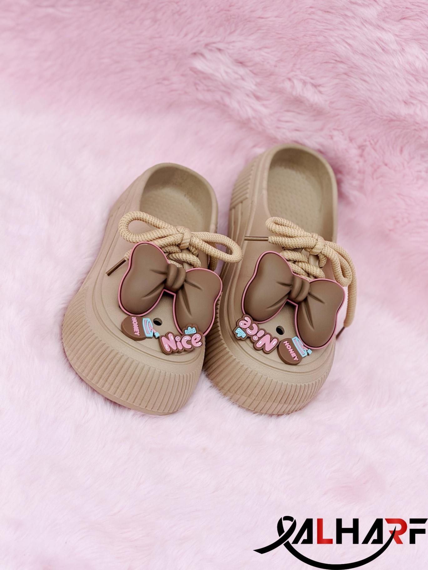 Brownie Bow Crocs